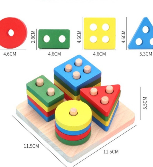 TokoYoyo Mainan Puzzle Anak Kayu Edukasi Montessori